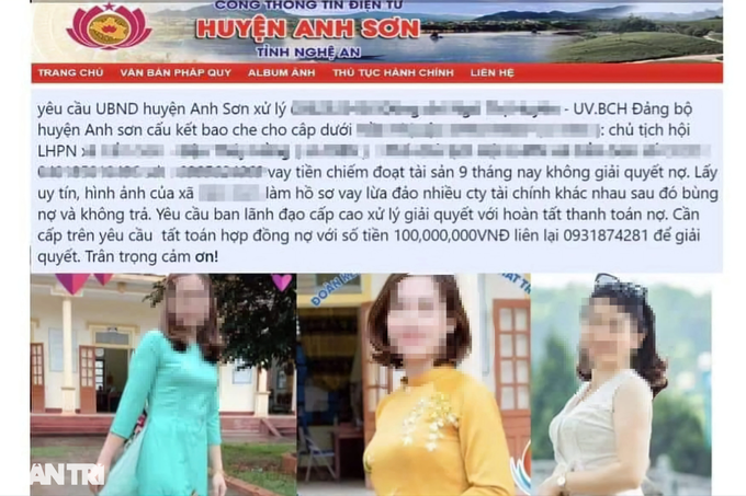 Nghệ An: Nhiều cán bộ, giáo viên bị khủng bố đòi nợ