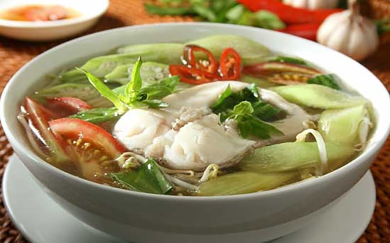 Cách nấu canh cá dọc mùng thơm ngon